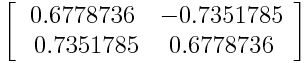 Principal Component Analysis eigen vectors