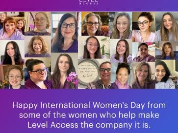 Women of Level Access on "International Women's Day"