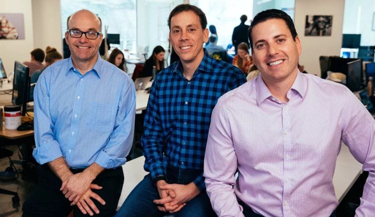 Axios co-founders Mike Allen, Jim VandeHei and Roy Schwartz. | Photo: Axios