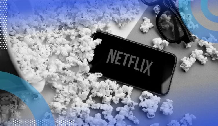 Netflix Mitch Lowe Watch and Learn spilled popcorn Netflix Illustration