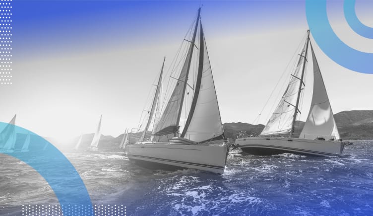 Sails.js image of a fleet of sailboats