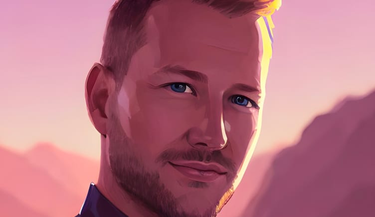 An AI-generated image of Prisma Labs CEO and co-founder Andrey Usoltsev.