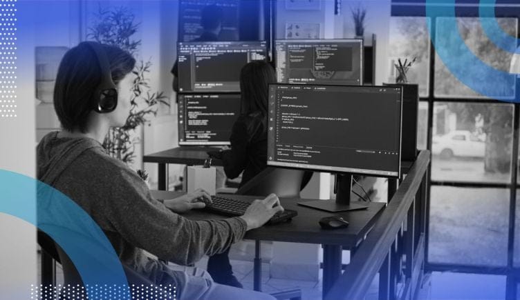 software developer coding 