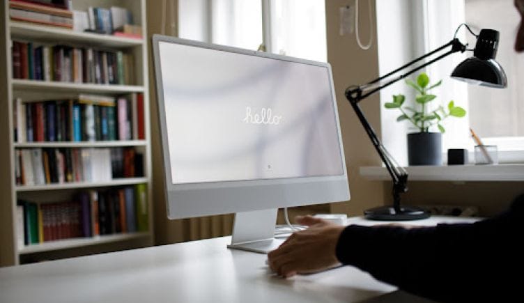 Shutterstock photo of computer screen that reads 