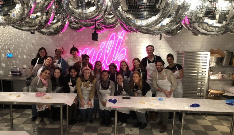 Mavens connect with others in their area on a regular basis, including this offsite at Milk Bar NYC