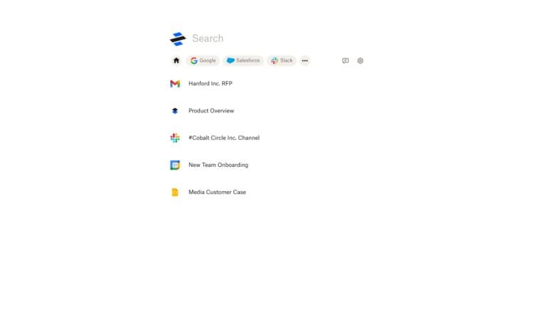 Dropbox Dash search tool screenshot