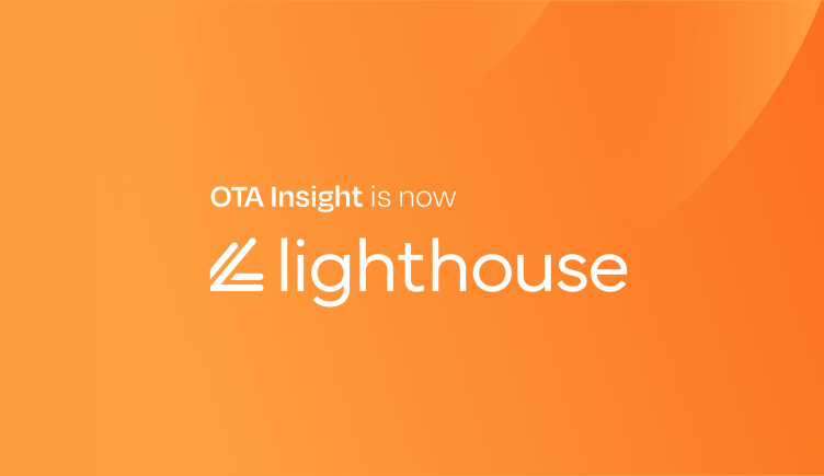 Orange graphic reading “OTA Insight is now Lighthouse”