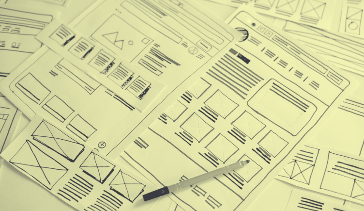 UX/design sketches.