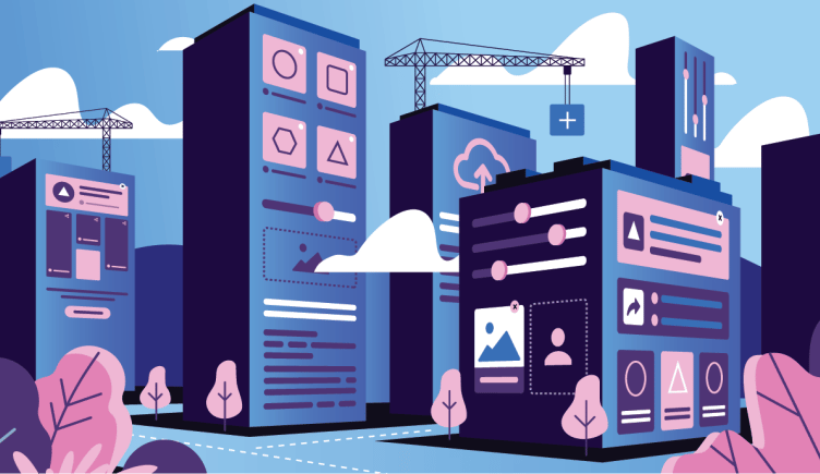 illustration of an iot smart city