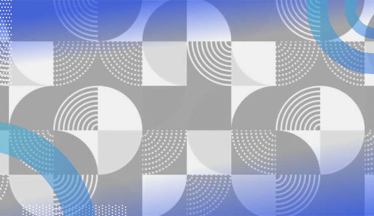 Premium Vector  A dark blue and white geometric pattern with a yellow  center.
