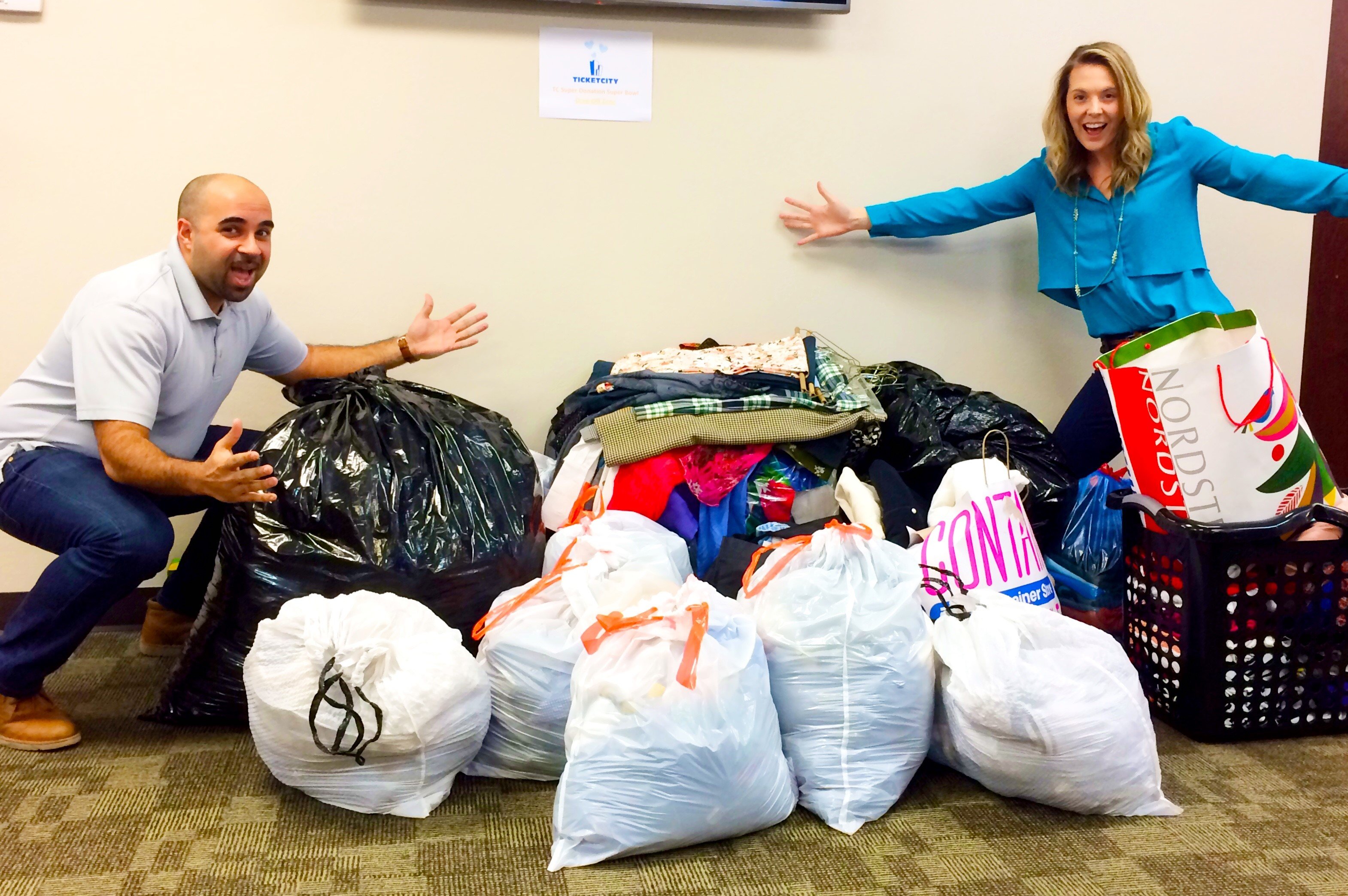 TicketCity’s Super Donation Super Bowl Clothing Drive
