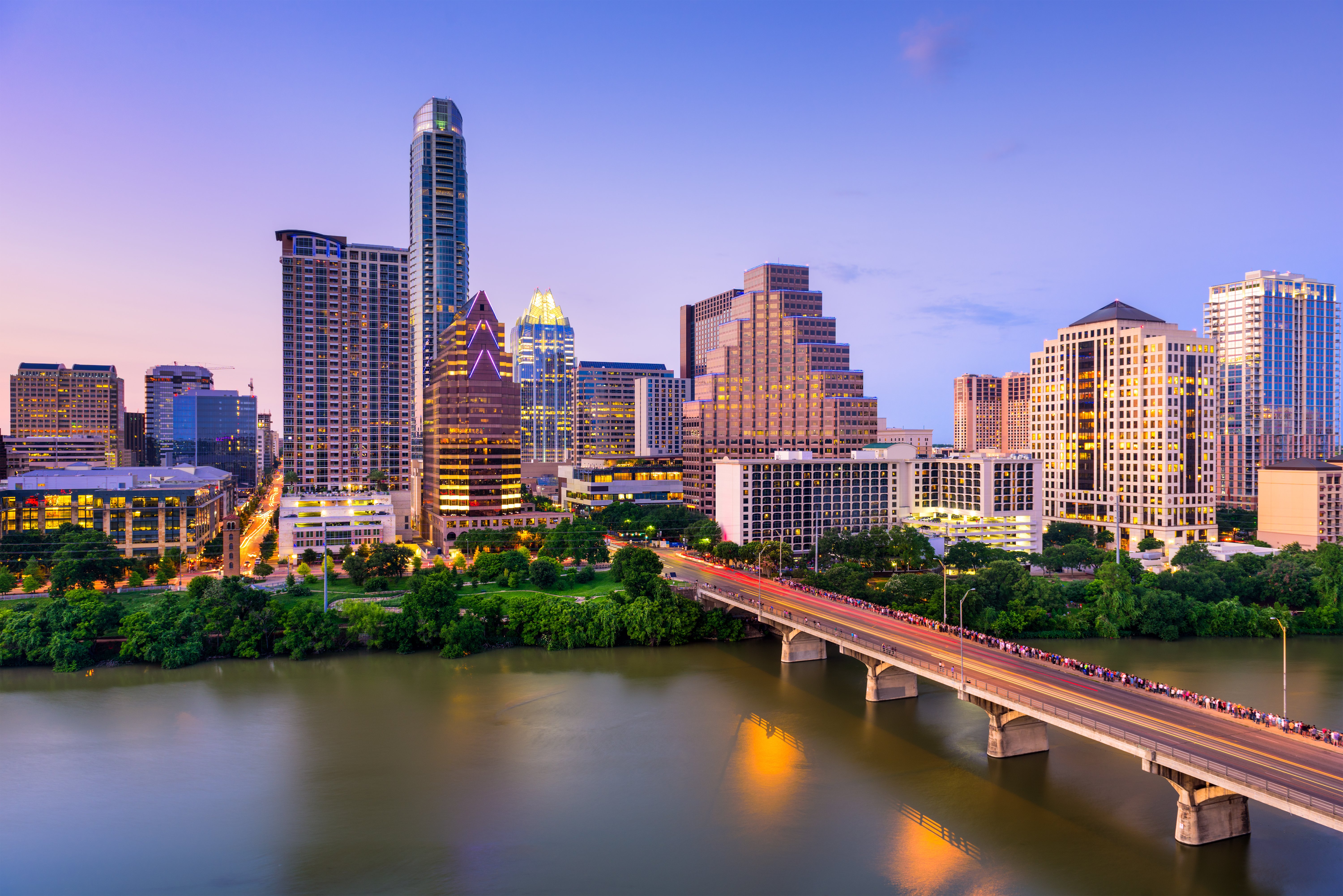 Austin, Texas downtown skyline