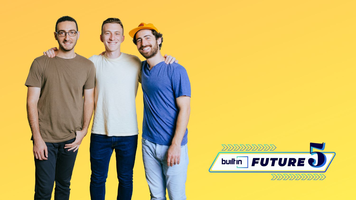 Givebutter co-founders Max Friedman, Liran Cohen and Ari Krasner. | Image: Givebutter / Built In