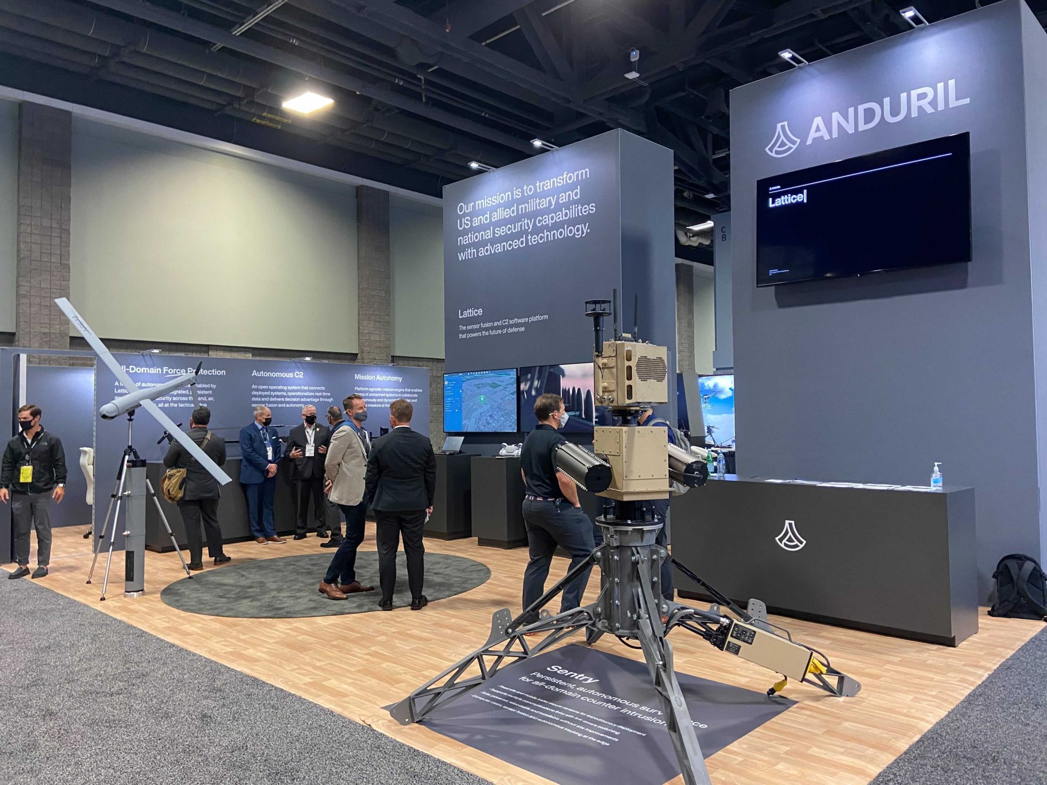 Anduril’s tech at a convention