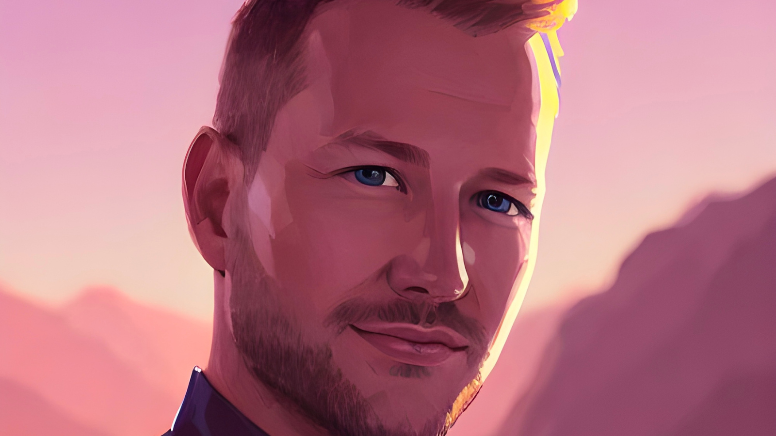 An AI-generated image of Prisma Labs CEO and co-founder Andrey Usoltsev. | Image: Prisma Labs