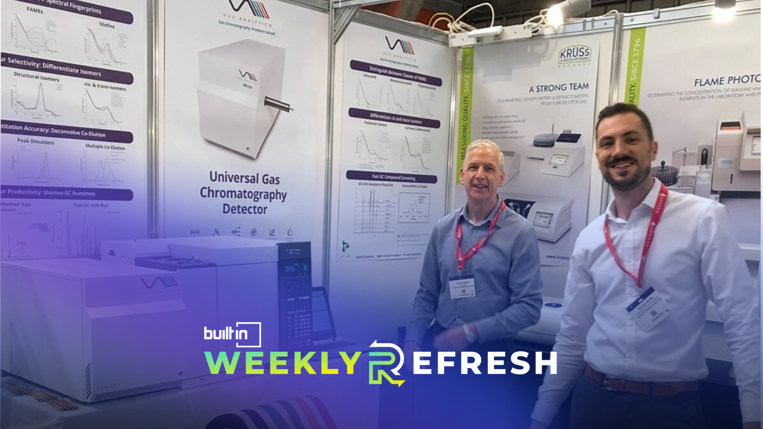 VUV Analytics’ staff at a convention.