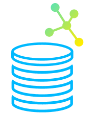image of a blue stack of coins with a green asterisk
