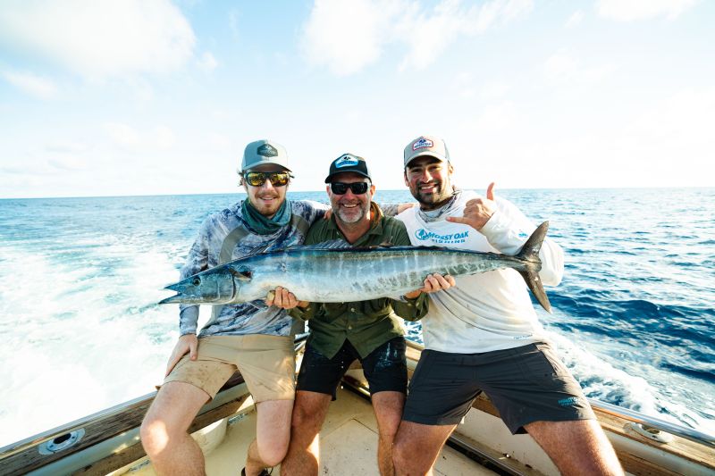 Captain Experiences’ co-founder on a fishing trip.
