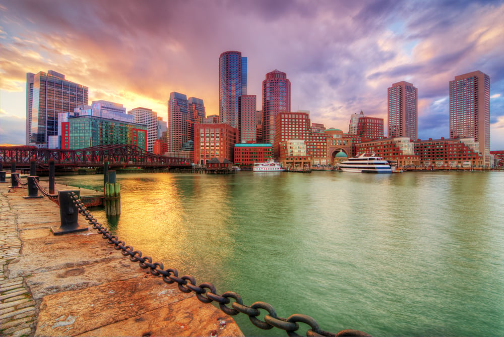 photo of boston skyline