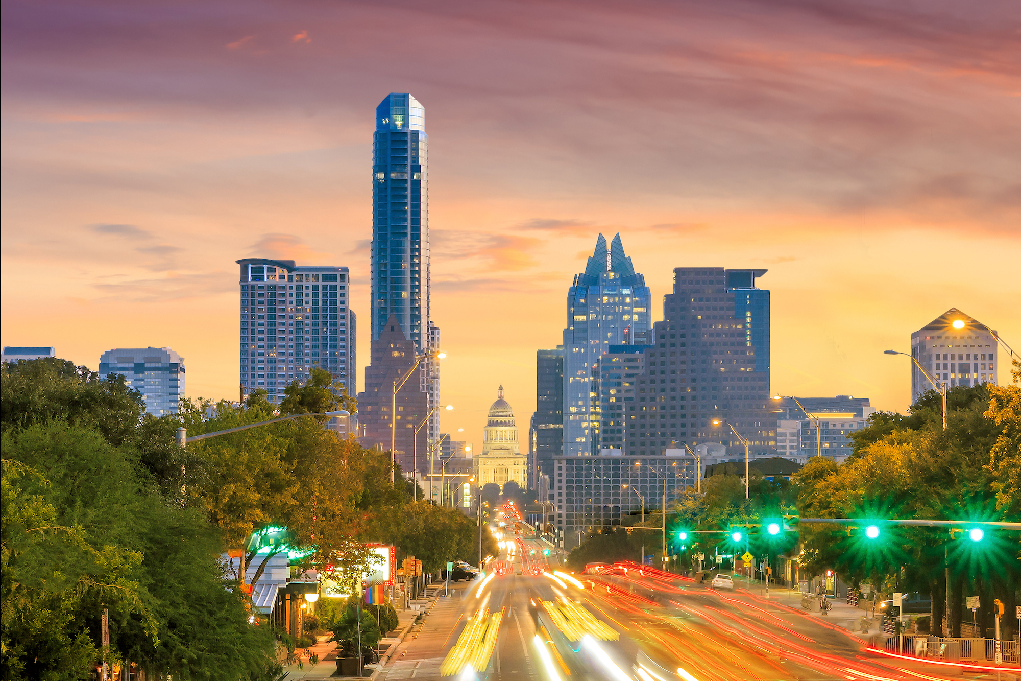 An image of the Austin skyline is shown.