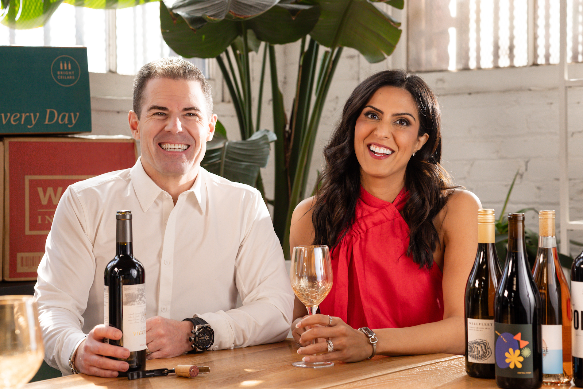 Full Glass Wine Co. Founders Louis Amoroso and Neha Kumar. |Photo: Full Glass Wine Co.