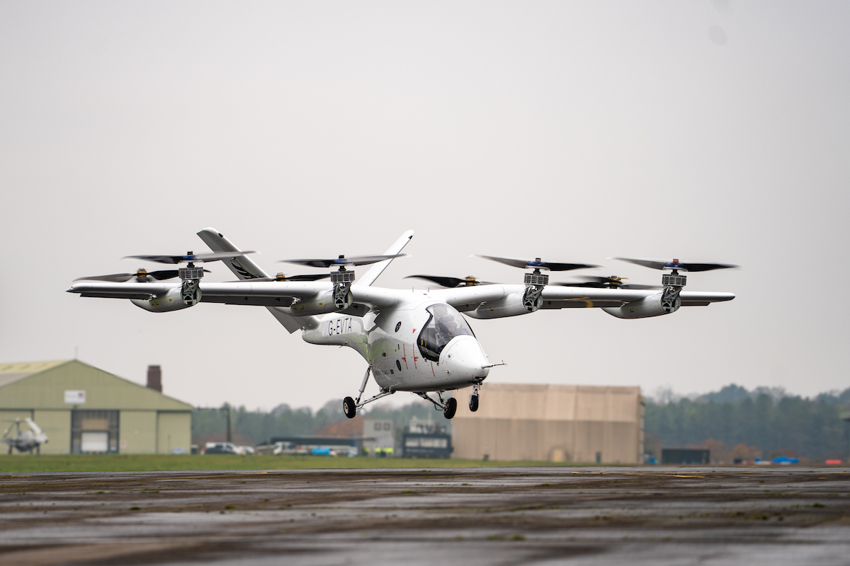 Vertical Aerospace's VX4 aircraft. | Photo: Vertical Aerospace