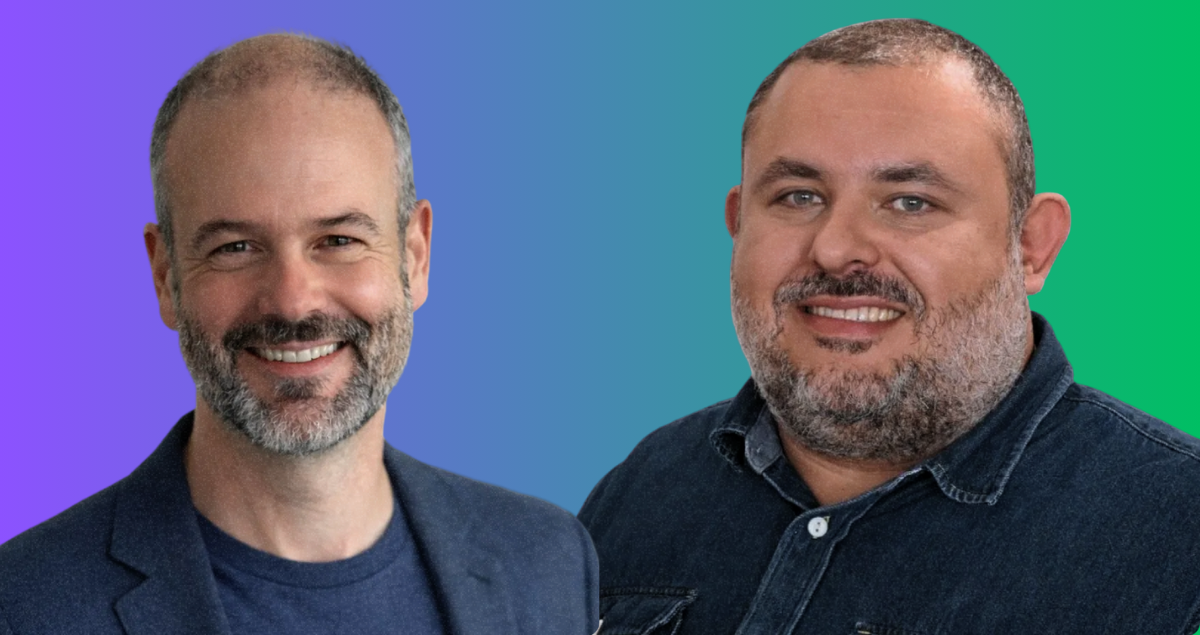 Quantum Rise CEO Alex Kelleher (left) and Dhauz CEO Fabio Ferraretto (right). | Image: Quantum Rise / Built In