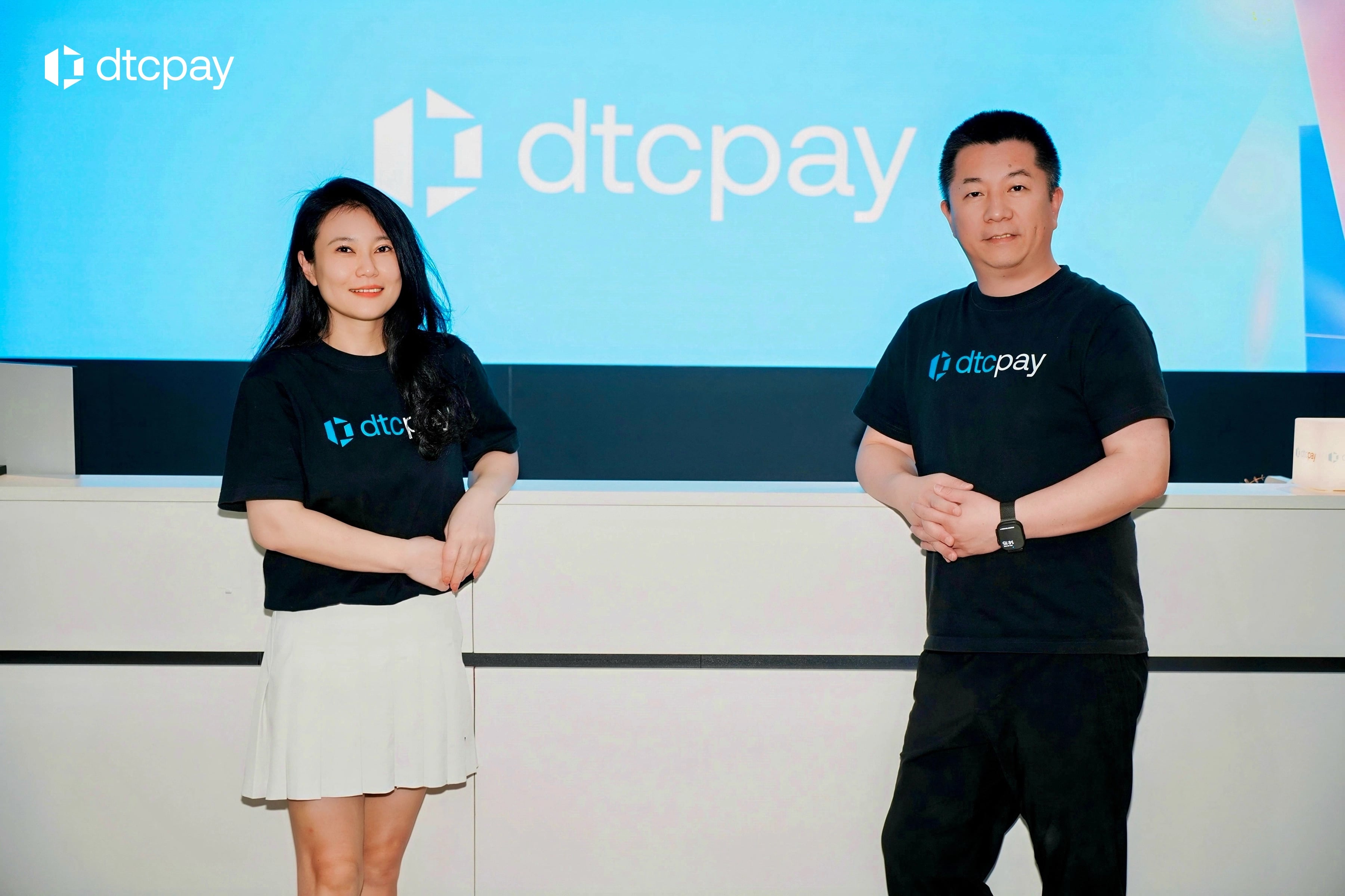 dtcpay co-founders, Alice Liu (left) and Band Zhao (right). | Photo: dtcpay