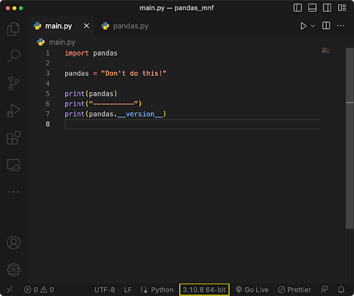 VSCode solution