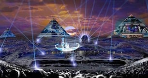 The company covering the pyramids in lasers is moving to Austin