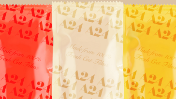 A24 branded condiment packets made for their next marketing campaign.