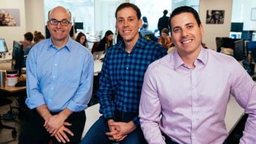 Axios co-founders Mike Allen, Jim VandeHei and Roy Schwartz. | Photo: Axios