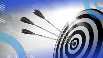 arrows on target
