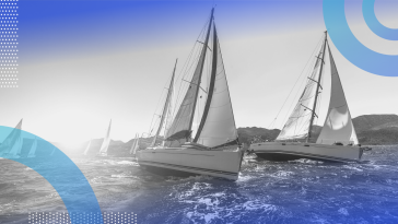 Sails.js image of a fleet of sailboats