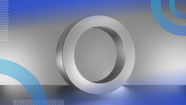 A big, digital rendering of the letter "O."