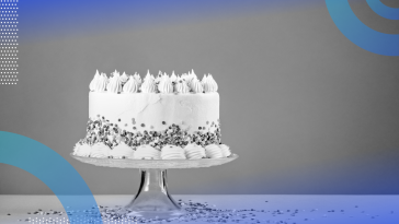 CakePHP image of a birthday cake on a cake stand