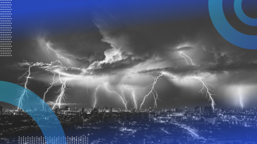 EMP image of a lighting storm