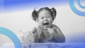 Behavioral Finance a child laughing