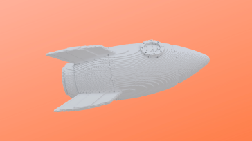 3D-printed rocket