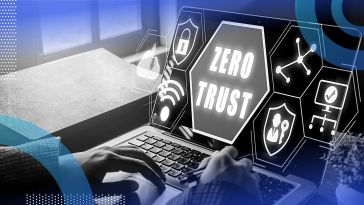 Zero Trust on a computer screen.Zero Trust applies continuous and rigorous scrutiny to each interaction, device, user, application and transaction.