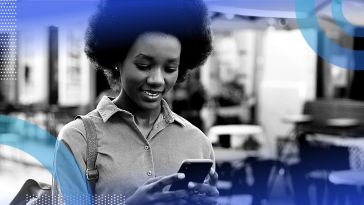 A woman using a mobile app. Make sure apps fill needs and do not already exist in the marketplace.