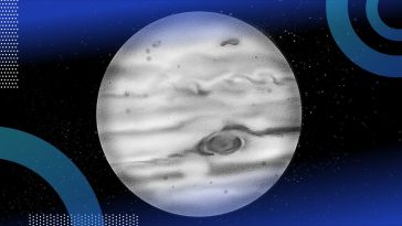 The planet Jupiter.