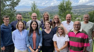 The Cohere Health Executive Leadership Team gathers for a leadership retreat in Utah.