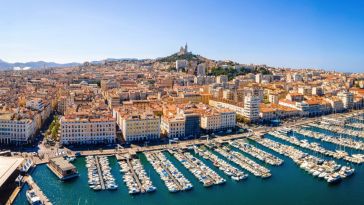 Old Port of Marseille, France.