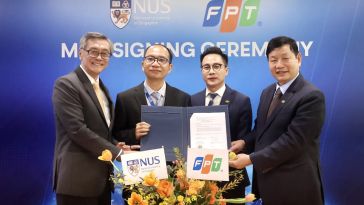 FTP and NUS leaders announce $50 million collaboration. 