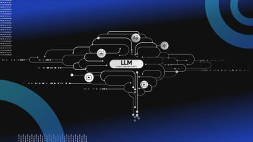 A bunch of ovals overlaying each other in the shape of a brain with an oval reading “LLM” in the center and circles with images representing images, videos, audio and language surrounding it.