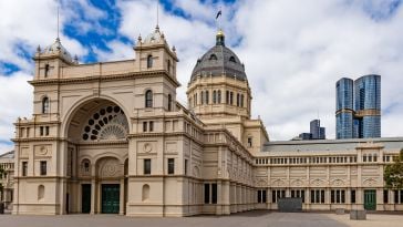 Royal Exhibition Building in Melbourne, Victoria, Australia.