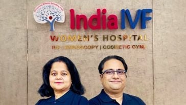 From Left to Right: Dr. Richika Sahay, Co-Founder, India IVF, Dr. Somendra Shukla, CEO, India IVF