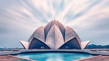 Lotus temple in Delhi