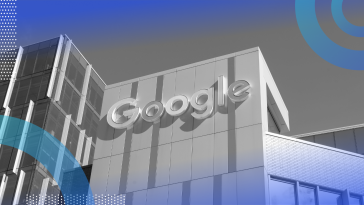 A building with the Google logo on it